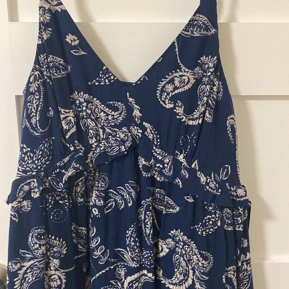Express Navy Blue Adjustable Strap Dress XS - Picture 3 of 5